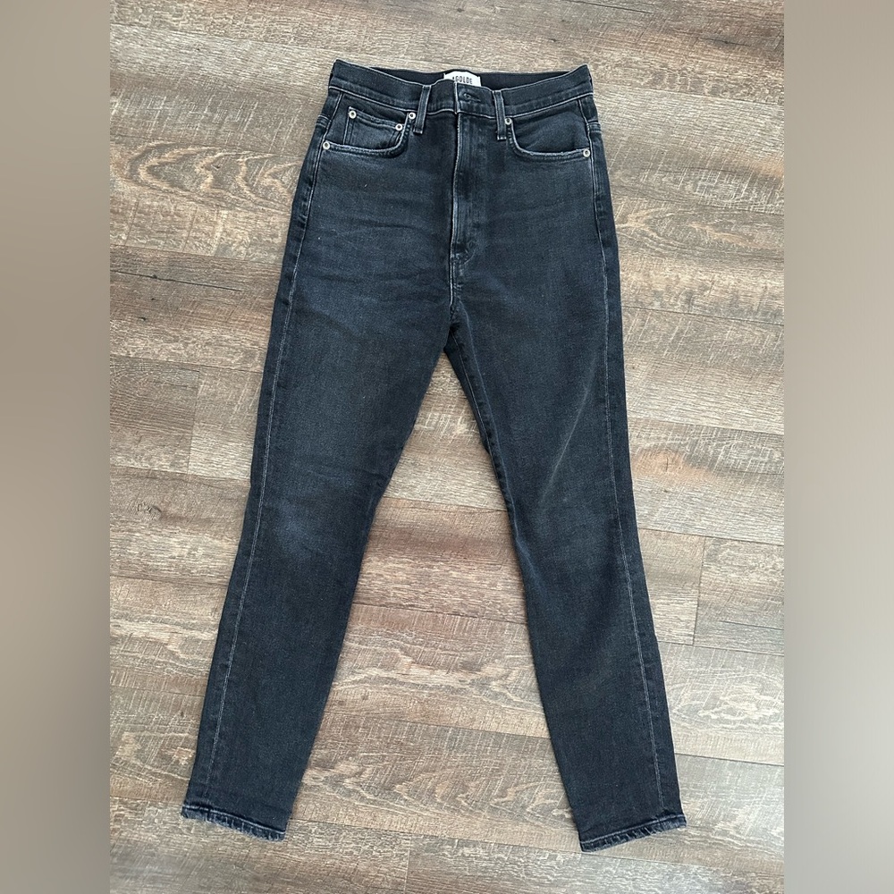 Agolde Faded Black Jeans
